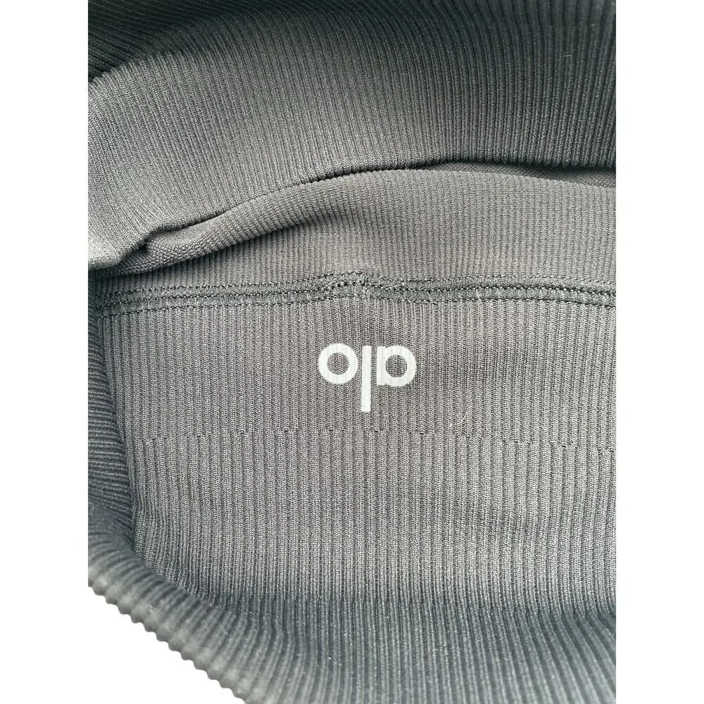 Alo Yoga Seamless Black Open Air Leggings Size S